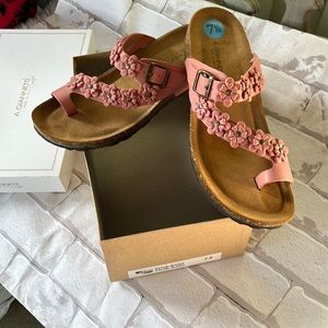 A. Giannetti rose pink size 71/2 New